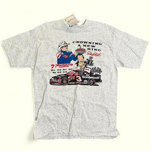 1994 Richard Petty Crowning Dale Earnhardt Vintage Tee